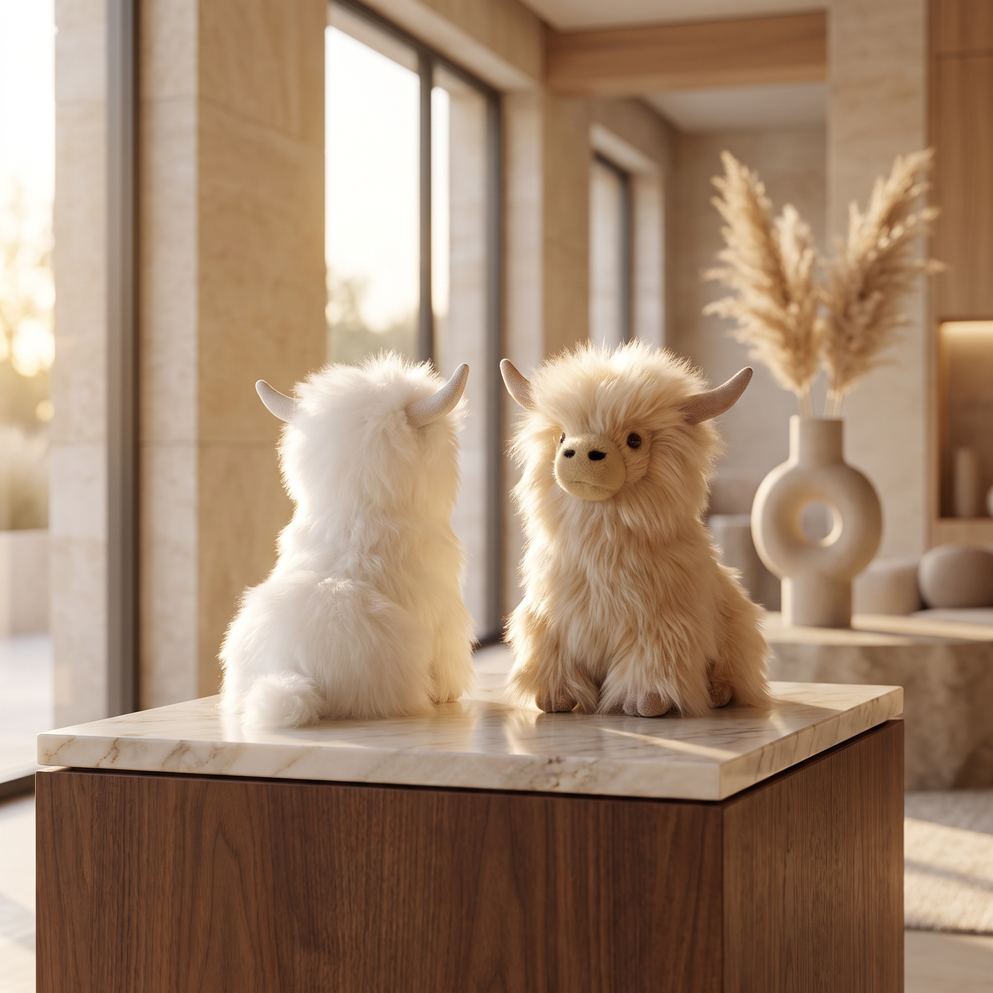 Luxury Baby Suri Alpaca Highland Bull | Handmade in Peru