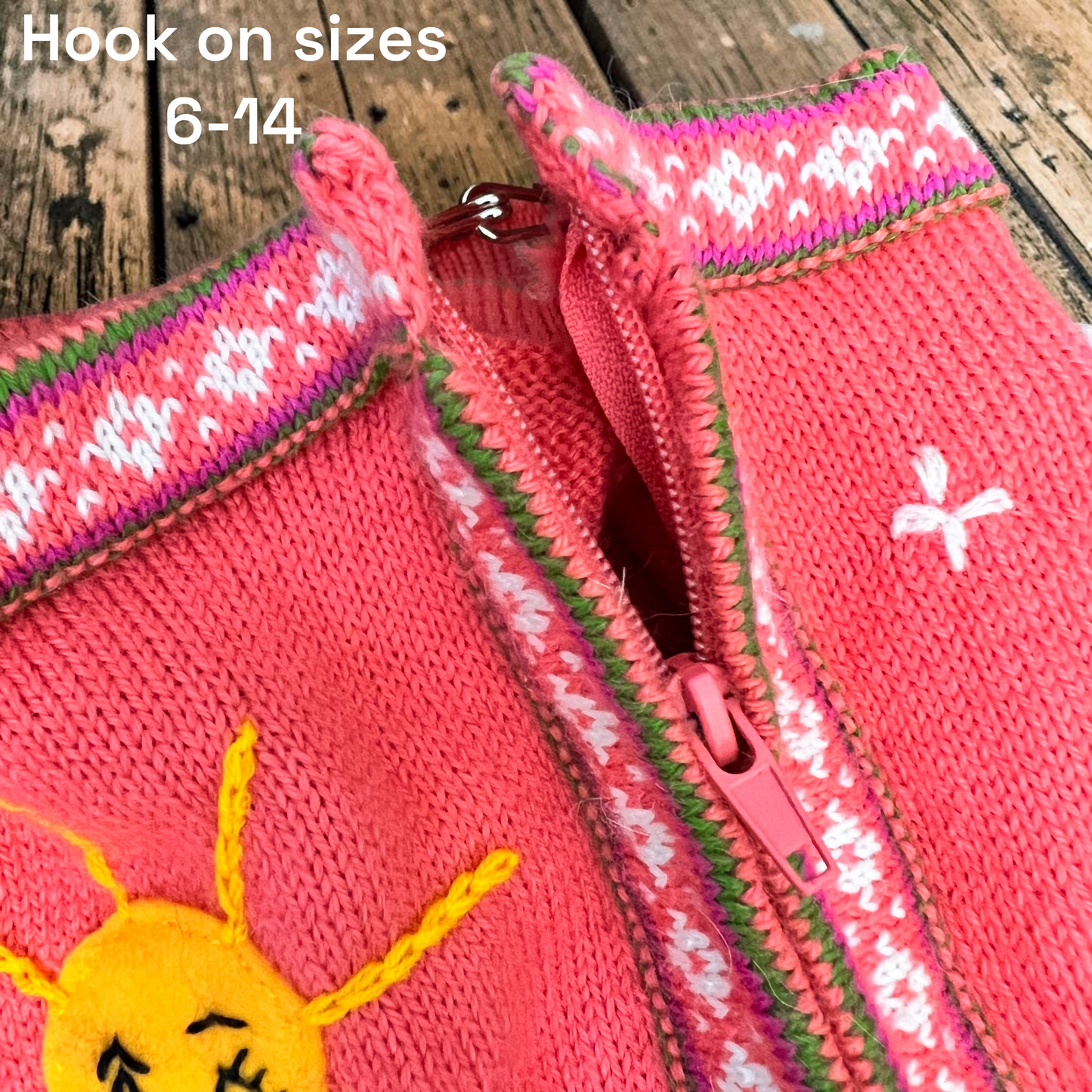 Luxury Coral Pink Handmade Dog Sweater | Artisan Peruvian Dog Clothes for Yorkies, Small & Medium Dogs (sizes XX0-14)