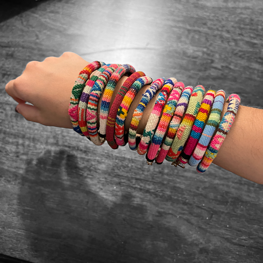 Handmade Peruvian Manta Inca Bracelets from the Andes of peru