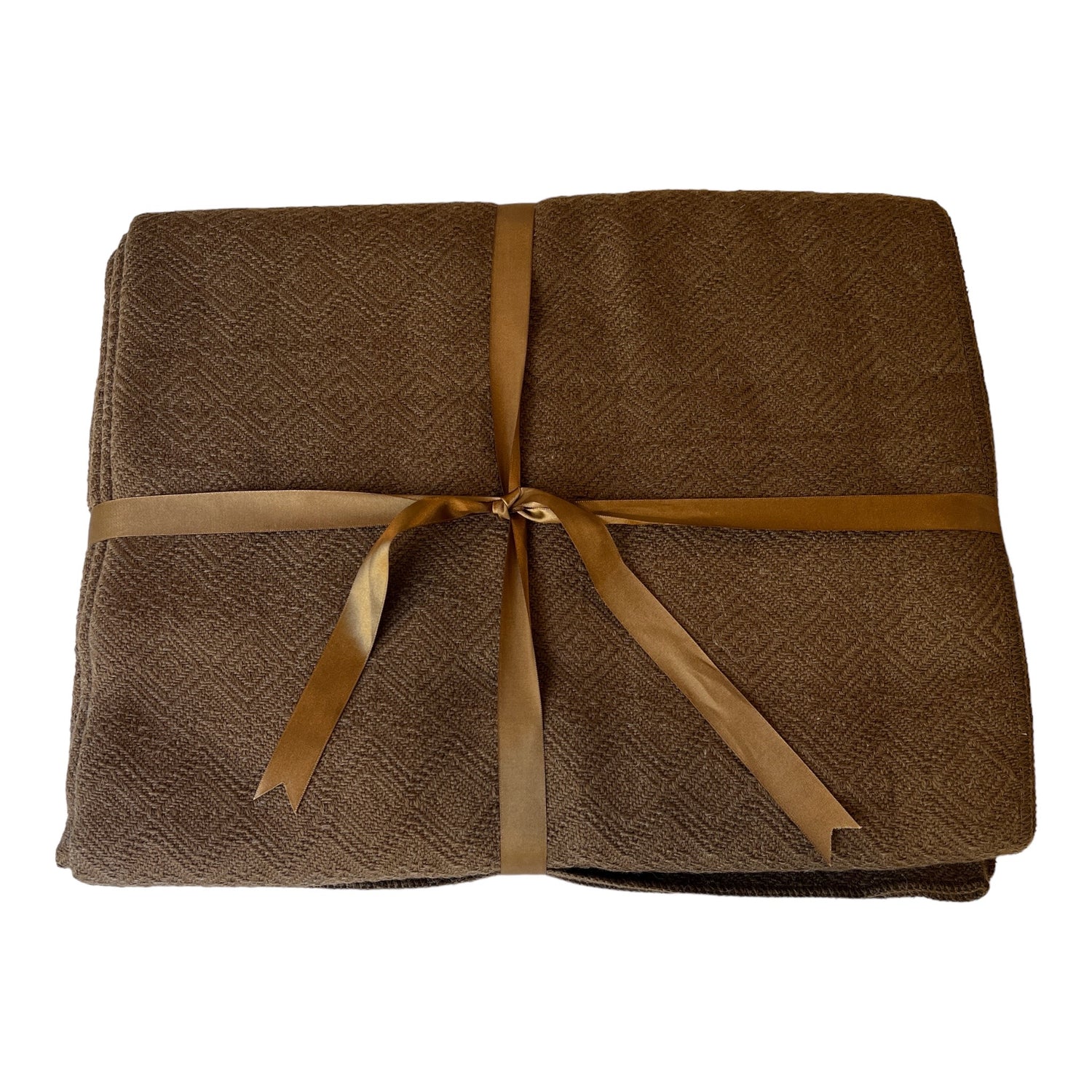 Cafe Brown Luxury Queen or King Size Alpaca Blanket